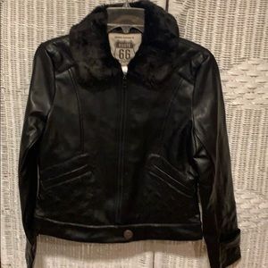 Route 66 Faux leather Jacket
